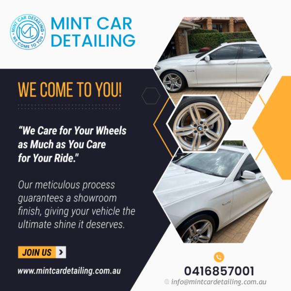 Perfect Wheel washing at Mint Car Detailing