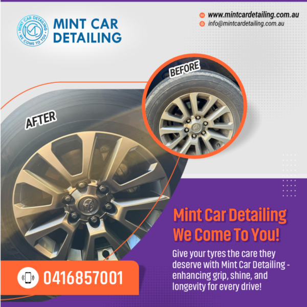 car tyre detailing